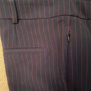 Laurél Dress Pants in Dark Blue with Red Stripe Size 8